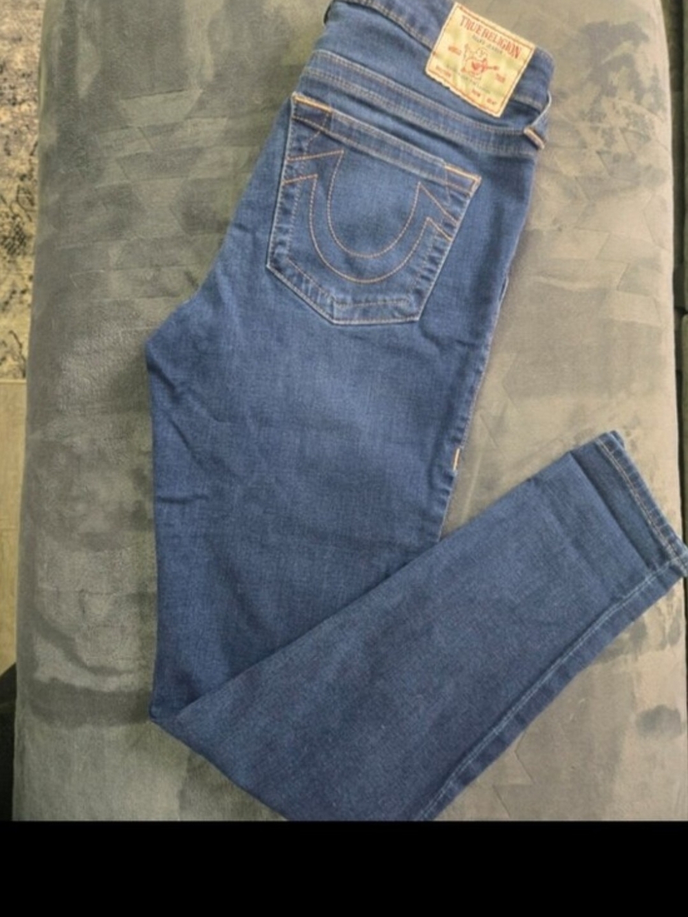 True Religion Women's  Skinny Blue Jeans Size 30